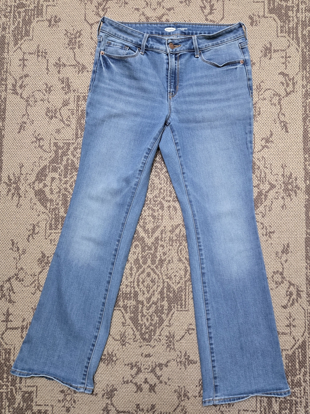 Old Navy Light Blue Kicker Boot Cut Jeans